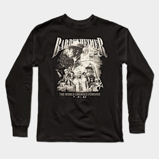 barbenheimer merch war dark retro Long Sleeve T-Shirt